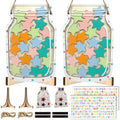 Rolzchoy 2 Pack Star Reward Jar Set, Magnetic Reward Jar for Classroom Reward System, Toddlers Potty Home Training Reward, Kids Incentive Behavior Management for Boys Girls