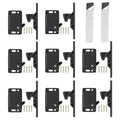 ACIMONE 8 Pack Cabinet Door Latch/RV Drawer Latches, 8 Pull Force Latch, Holder for Home/RV Cabinet with Mounting Screws, Perfect for RV, Camper, Motorhome, Trailor, OEM Replacement
