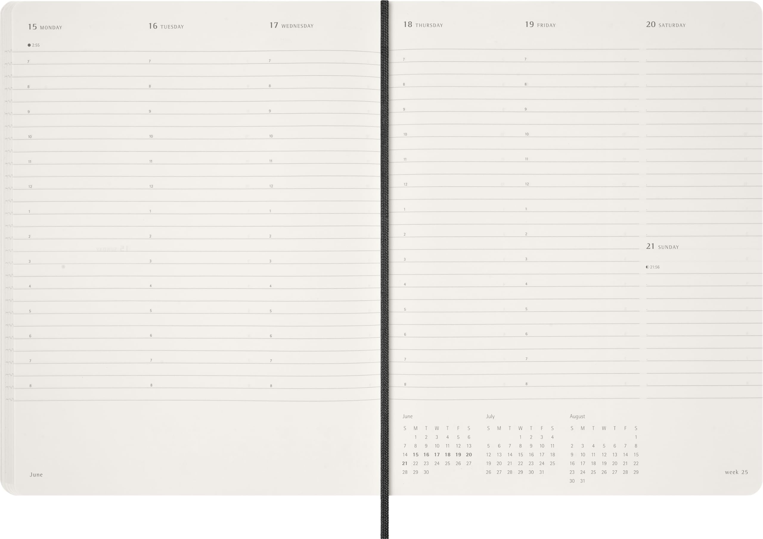 Moleskine 2026 15-Month Essential Planner, Soft Cover, Weekly Vertical, XXL (8.5" x 11"), Black, 144 pages