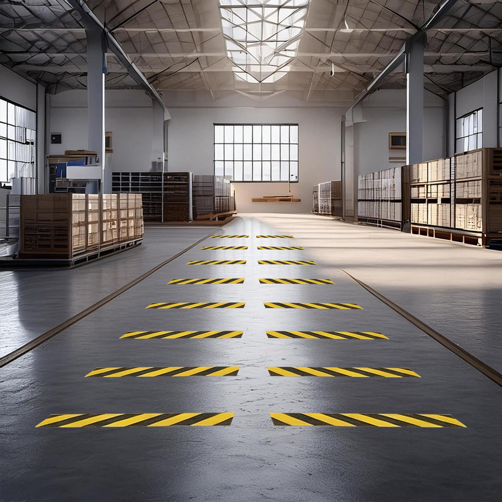 Bligo Anti Slip Safety Grip Tape, 2 Inch x 60 Foot, Non Skid Tread for Stairs, Steps, Floors, Caution Dangerous Zones, Indoor and Outdoor Use (Yellow and Black)
