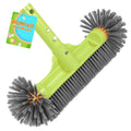 Pool Brush with Round End Brush Head, 7 Rows 13" Pool Brush with Aluminum Handle for Swimming Pool Walls, Tiles Floors, Spa, Hot Tub, Steps, Corners, Inground & Above Ground Pool Accessories