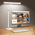 Desk Lamp for Home Office, Eye-Caring Architect LED Table Lamp, 3 Color Modes & 10 Brightness Level Desk Lamp, Adjustable Flexible Gooseneck, 21.5inch Tall Desk Light for Work Study Reading (White)