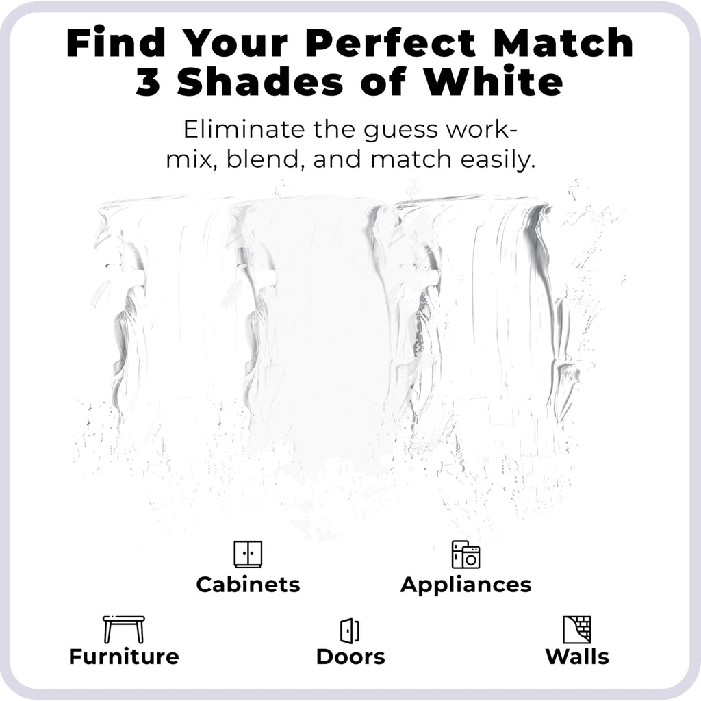 Touch-Up Paint | Matte Finish for Cabinets, Walls, Doors & Furniture | Multi-Tone White Repair Kit | Quick-Dry, Self-Priming, Low-Odor, Eco-Friendly | No-Sanding or Primer Needed | 3 Pack by spot.