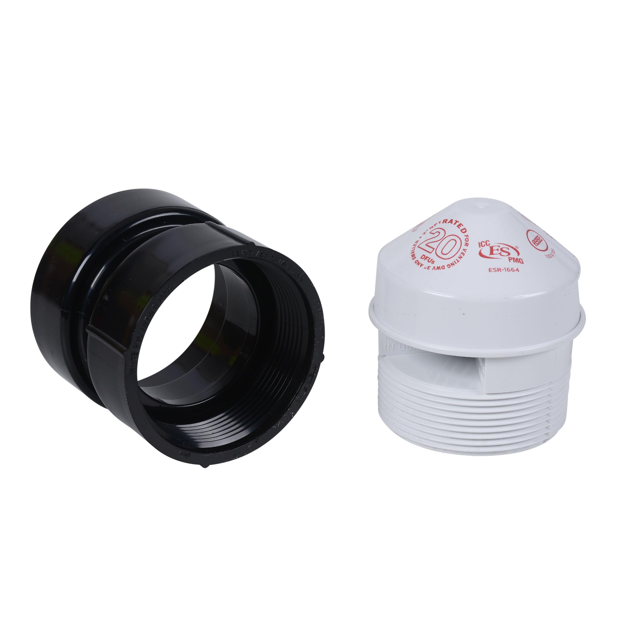 Oatey 39018, 1-1/2 X 2, Black