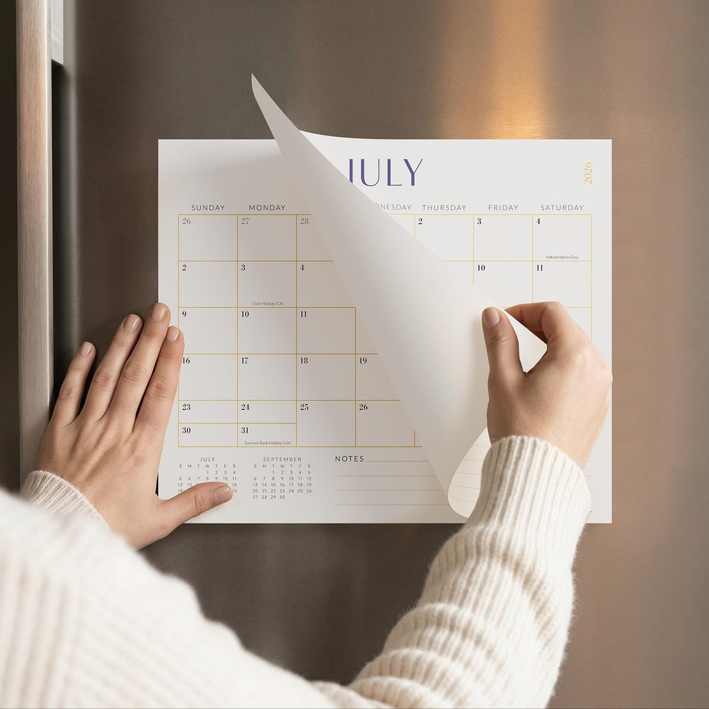 Jotsome Magnetic Calendar for Refrigerator 2026-2027, Monthly Fridge Calendar From April 2026 to June 2027 13x11 inch, Easy Organizing