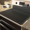 Eazmate Silicone Stove Top Cover for Electric Stove 28 x 20 Inch, Silicone Mat Protector for Extra Kitchen Space, Heat Resistant Stovetop Cover, Black