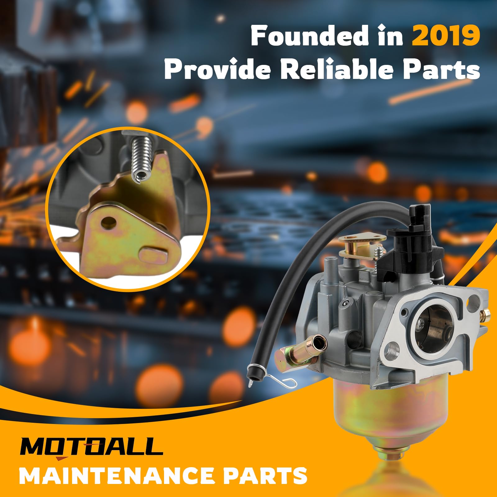 MOTOALL 951 12705 Carburetor for MTD Yard Snow Blower Troy-Bilt Cub Cadet 165-SUB 165-SUB-11 Yard Machines Snow Blower