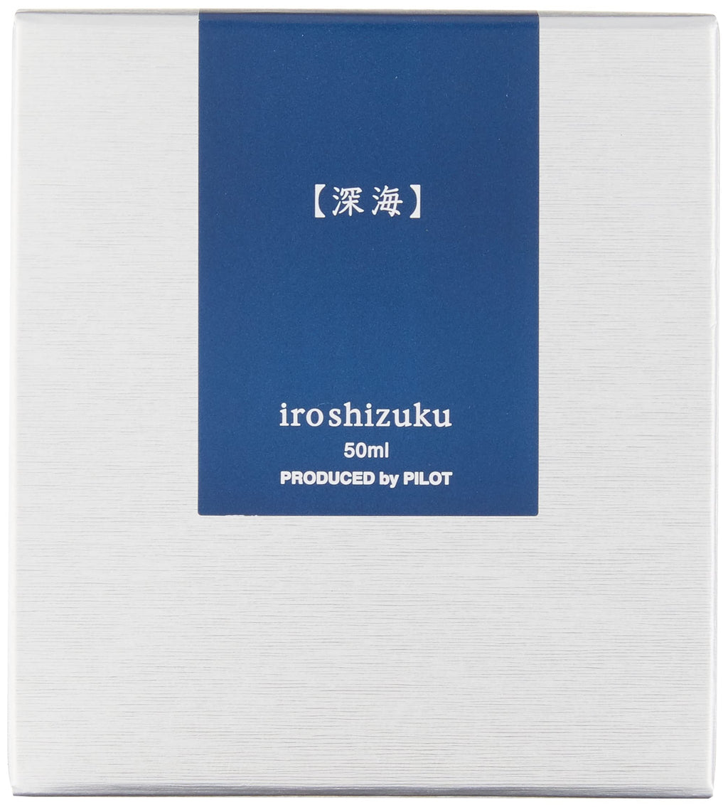 Pilot Iroshizuku Bottled Fountain Pen Ink, Shin-Kai, Deep Sea, Blue Black -69225