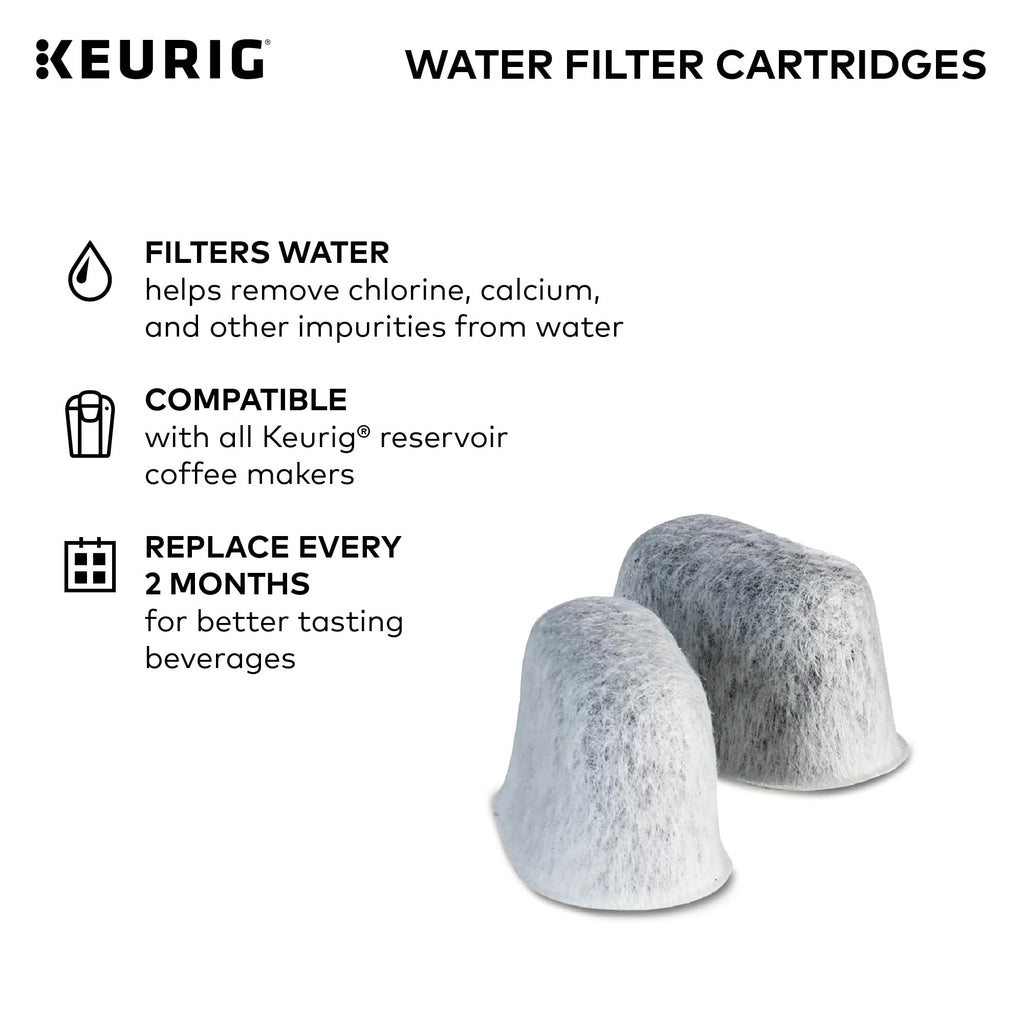 Keurig Water Filter Refill Cartridges, Replacement Water Filter Cartridges, 2 Count