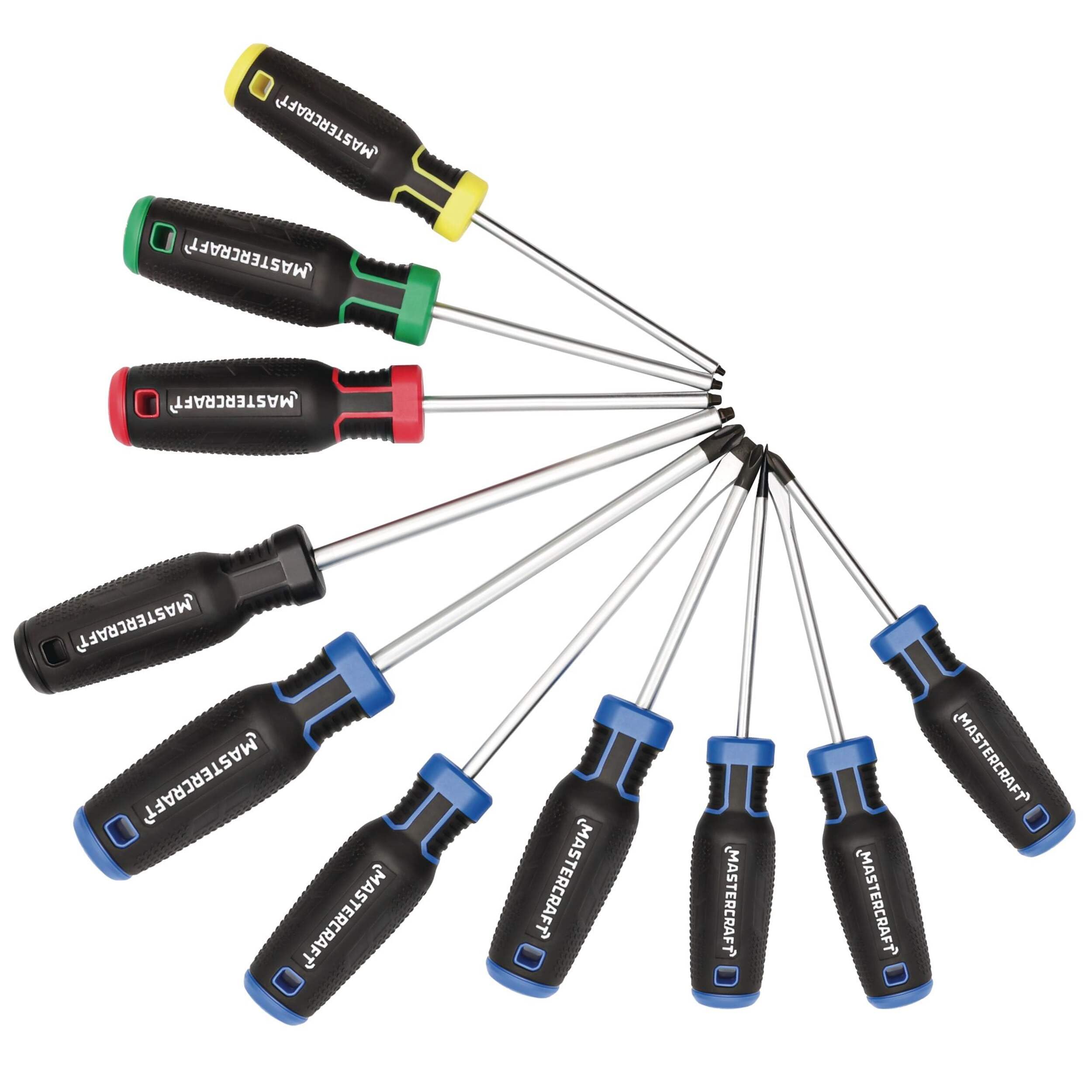 Mastercraft Screwdriver Set, 10-pc