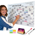 The Big Ass Calendar 2026 Full Year Wall Calendar Dry Erase Yearly Planificateur Familial Giant at a Glance One Page Calendars Small Desk Digital White Board 2026-2027 for Mom or Friends