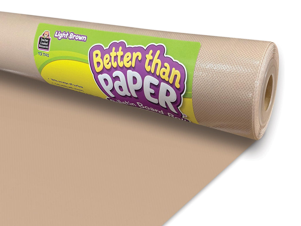 Teacher Created Resources Light Brown Better Than Paper Bulletin Board Roll (TCR77412)