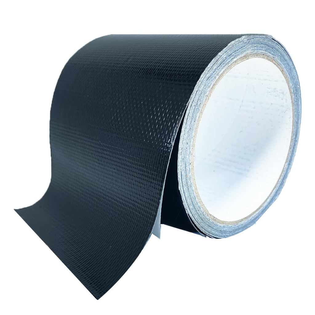 KAIHENG Waterproof Repair Tape for Awning, 4IN x 20FT Outdoor Canvas Tarp Repair Tape, Tent, Boat Covers, Canopy, Sail Tape, Tear Repair Patch Kit, Heavy Duty UVproof, Black