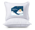 Utopia Bedding Toddler Pillow (White, 2 Pack), 13x18 Toddler Pillows for Sleeping, Soft and Breathable Cotton Blend Shell, Polyester Filling, Small Kids Pillow Perfect for Toddler Bed and Travel