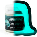 Aquaris Glow in the Dark Paint (50ml) Bright Aqua Glow (Light Blue/Turquoise), Non-Toxic, Water Based, by SpaceBeams