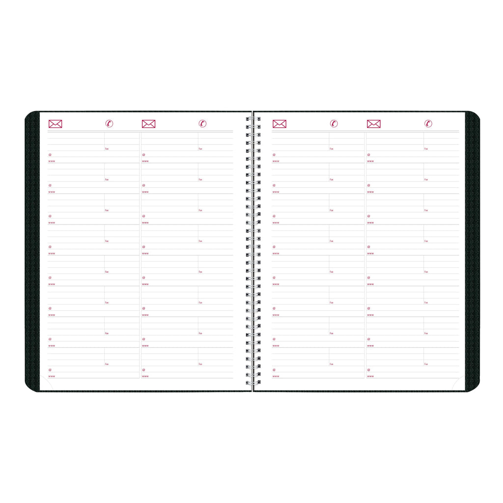 Brownline® 2026 DuraFlex Monthly Planner, 14 Months, December 2025 to January 2027, Twin-Wire Binding, 11" x 8.5", Black (CB1262V.BLK-26)
