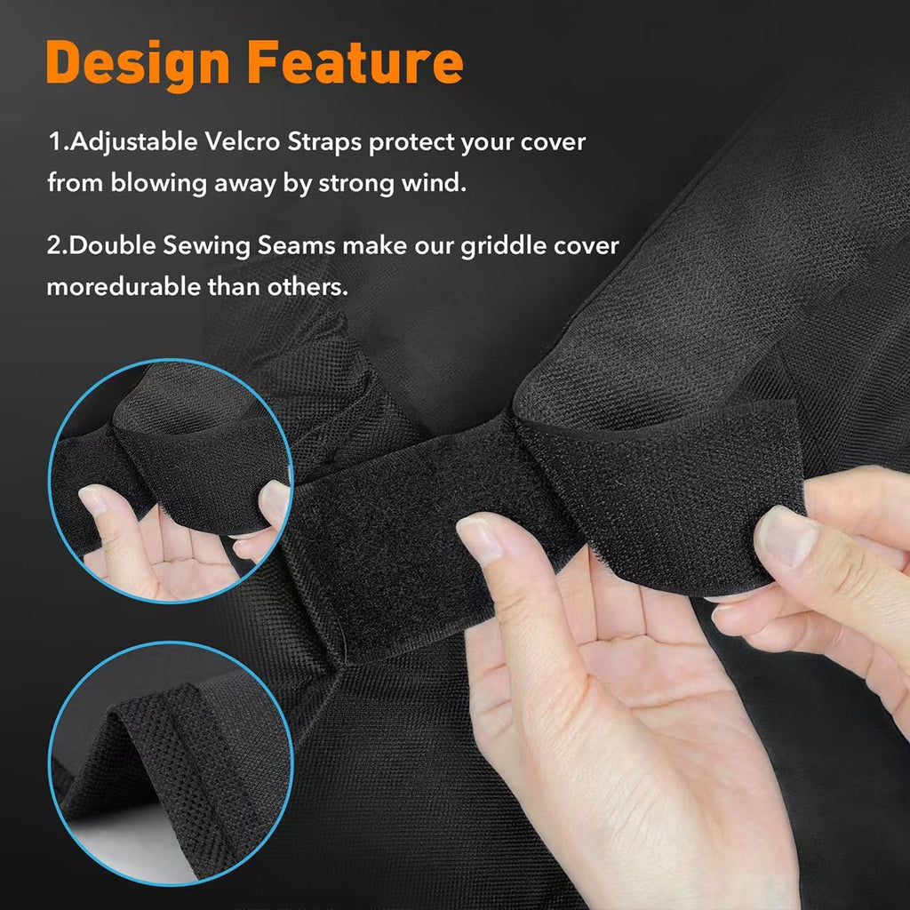 Heavy Duty Grill Cover Fits for Coleman Roadtrip LXX/LXE/285 and Smoke Hollow 205 Grills, All Weather