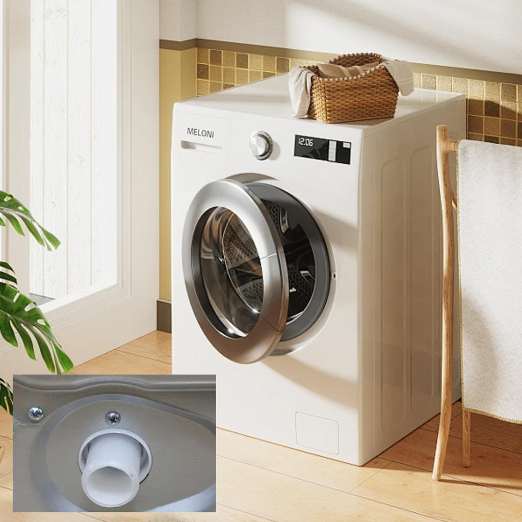 Universal Washing Machine Drain Hose, 10 Feet Flexible Washing Machine Drain Hose, Washer Drain Hose, Portable Discharge Washer Hoses with 1 Extension Adapter and 2 Hose Clamps, 1 U-Bend Hose Holder