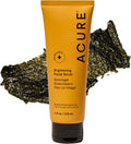 Acure Brightening Facial Scrub, Exfoliating Face Wash, Face Scrub for Women & Men for Radiant Skin, Facial Cleanser with Sea Kelp & French Green Clay, Gentle Exfoliant Cleanser Skin Care, 118ml