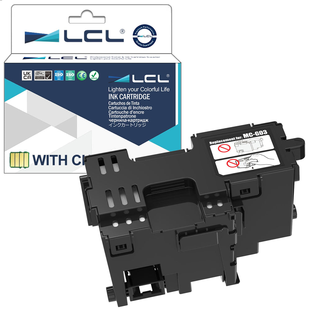 LCL Compatible Waste Ink Bottle for Canon MC-G03 Maintenance Cartridge (1-Pack) for Canon MAXIFY GX3010 GX3020 GX3030 GX3050 GX3060 GX3070 GX3080 GX3090 GX3091 GX4010 GX4020 GX4030 GX4040 GX4050