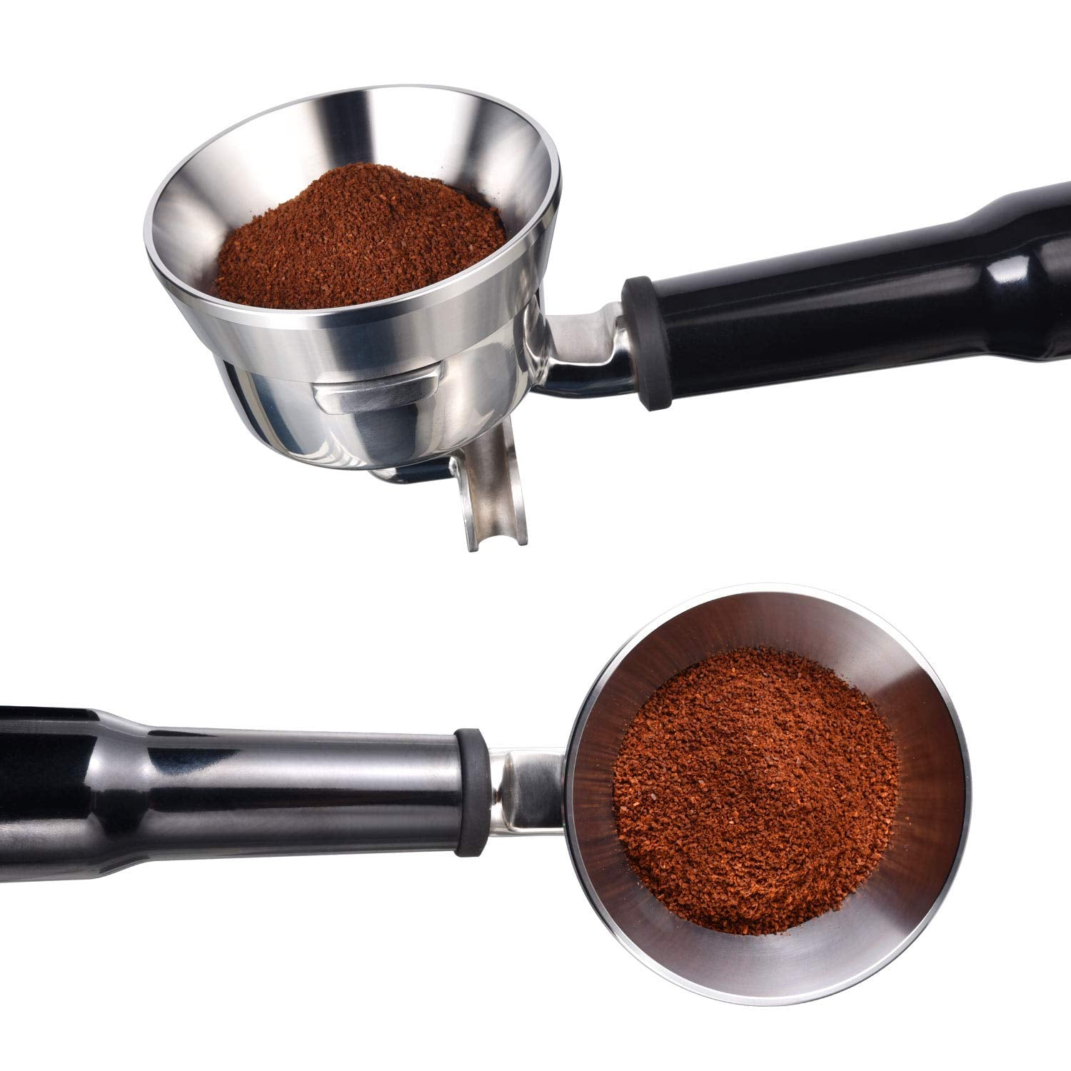MATOW 58mm Espresso Dosing Funnel, Stainless Steel Coffee Dosing Ring Compatible With Portafilter