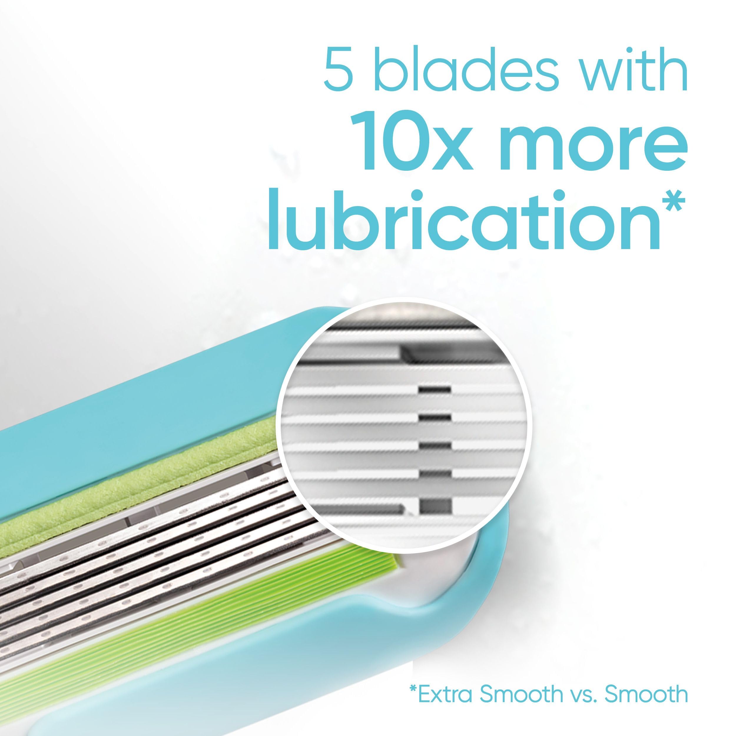 Venus Smooth Women’s Razor Blades, 3-Bladed Razor Refills, 1 Pack (Count of 8)