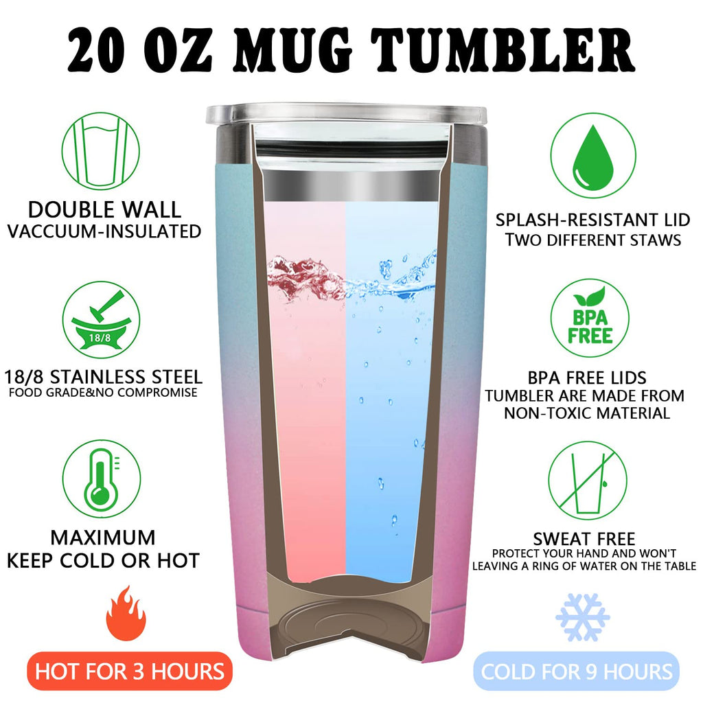 Fufandi Graduation Gifts - Class of 2026 Graduation Gift - College High School Graduations Gifts for Her - Congratulations Gift for Women - Tumbler Cup 20oz