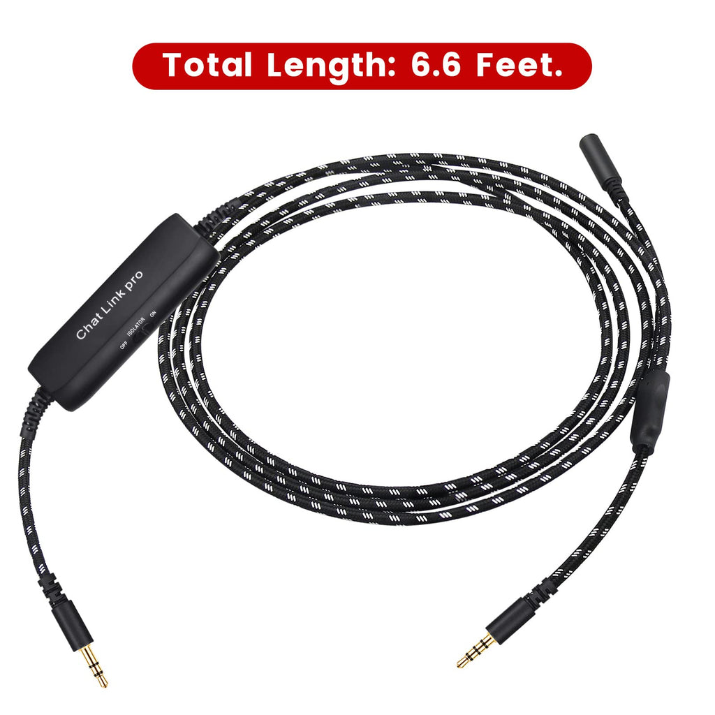 HD60 S+ Chat Link Pro Cable Replacement for Elgato HD60 X, HD60PRO Capture Card, Chat Adapter Compatible with Xbox One, Switch and PS5, with in-line Isolator