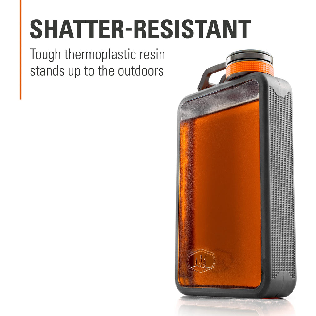 GSI Outdoors 79346 Boulder Flask 10 Oz Graphite