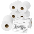 FungLam 6 Rolls 4"x6" Direct Thermal Shipping Labels, Perforated Postage Thermal Label Paper, 250 Labels/Roll, Compatible with JADENS, iDPRT,MUNBYN and Rollo Printers, Total 1500 Labels