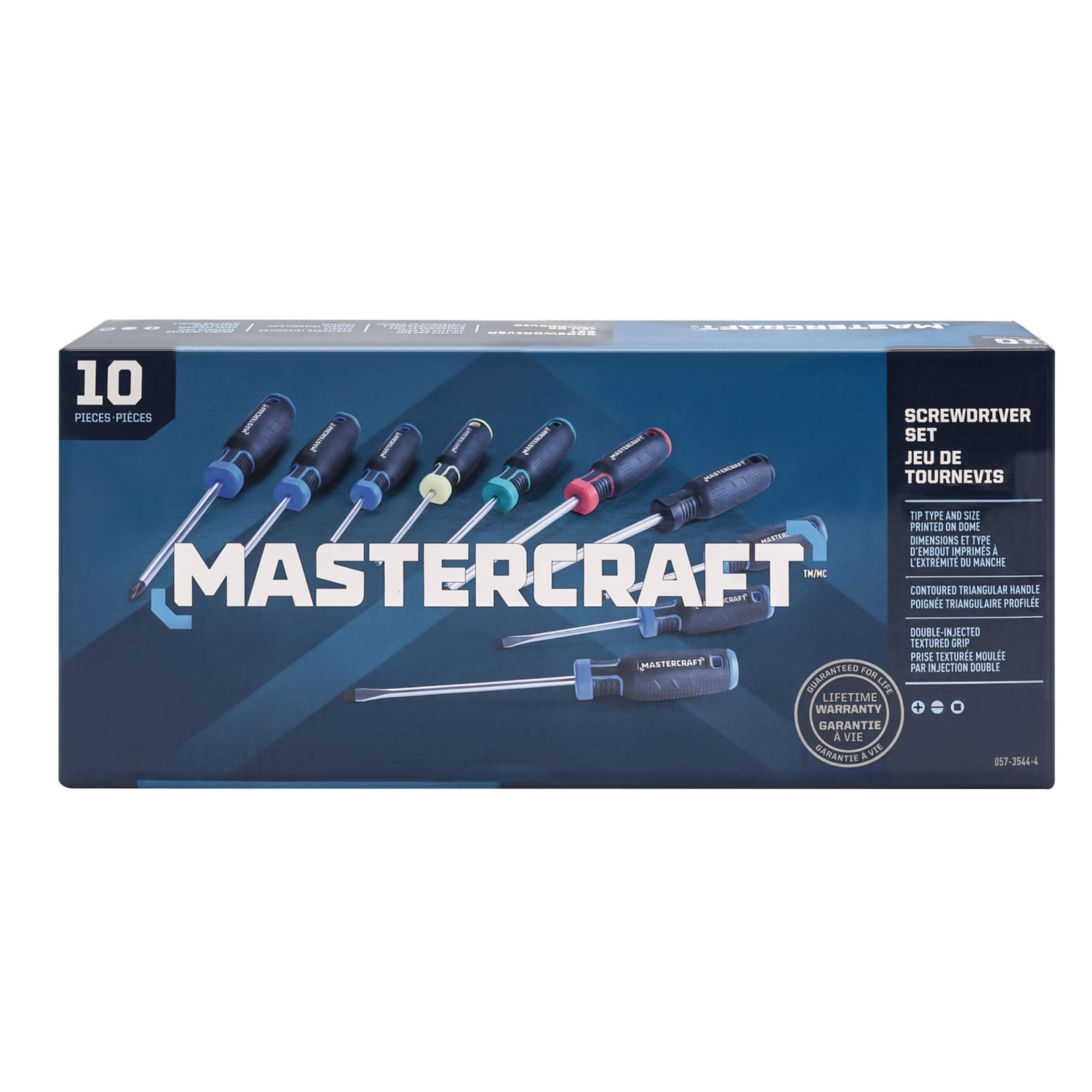 Mastercraft Screwdriver Set, 10-pc