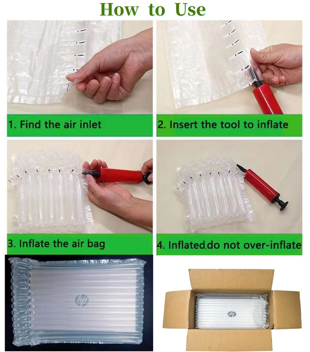 Inflatable Laptop Protective Bag Mailer for 14" - 16" Laptop Cover Notebook Sleeve Bag Mailer Box Compatible with Shipping Box Anti-blocking Computer Boxes