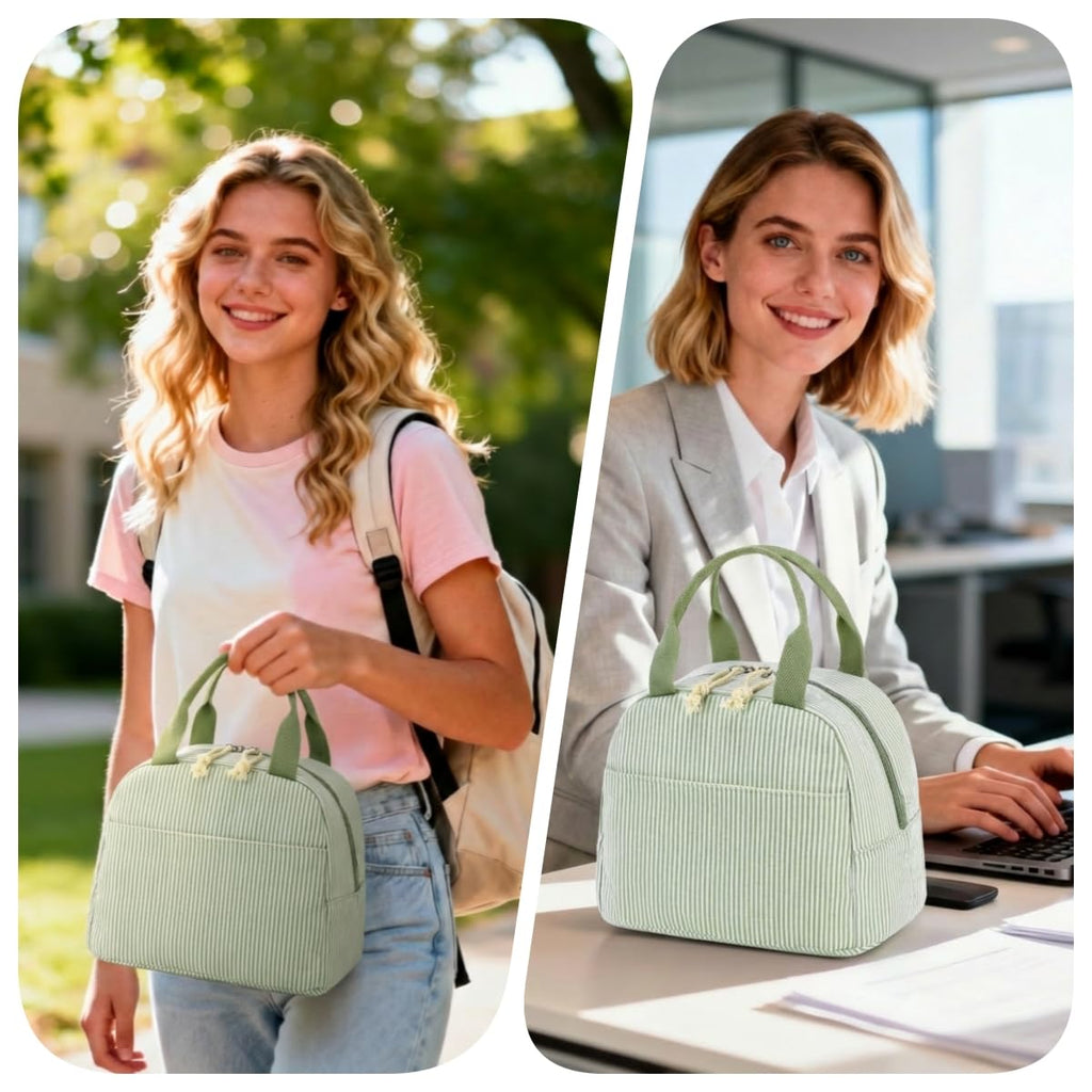 Bluboon Lunch Box for Women Cute Lunch Bag Reusable Insulated Lunch Bags Large Capacity Lunchbox Cooler for Work Picnic or Travel Gifts for Women Men