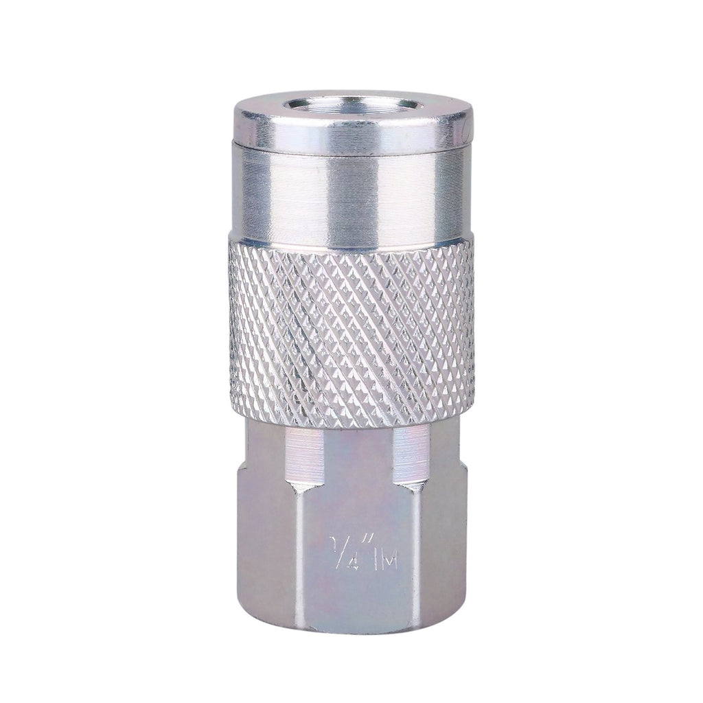 WYNNsky Air Compressor Accessories Fittings,1/4''NPT Quick Connect Air Coupler and Plug Kit,I/M Type,14 Pieces Air Tools Fittings Set