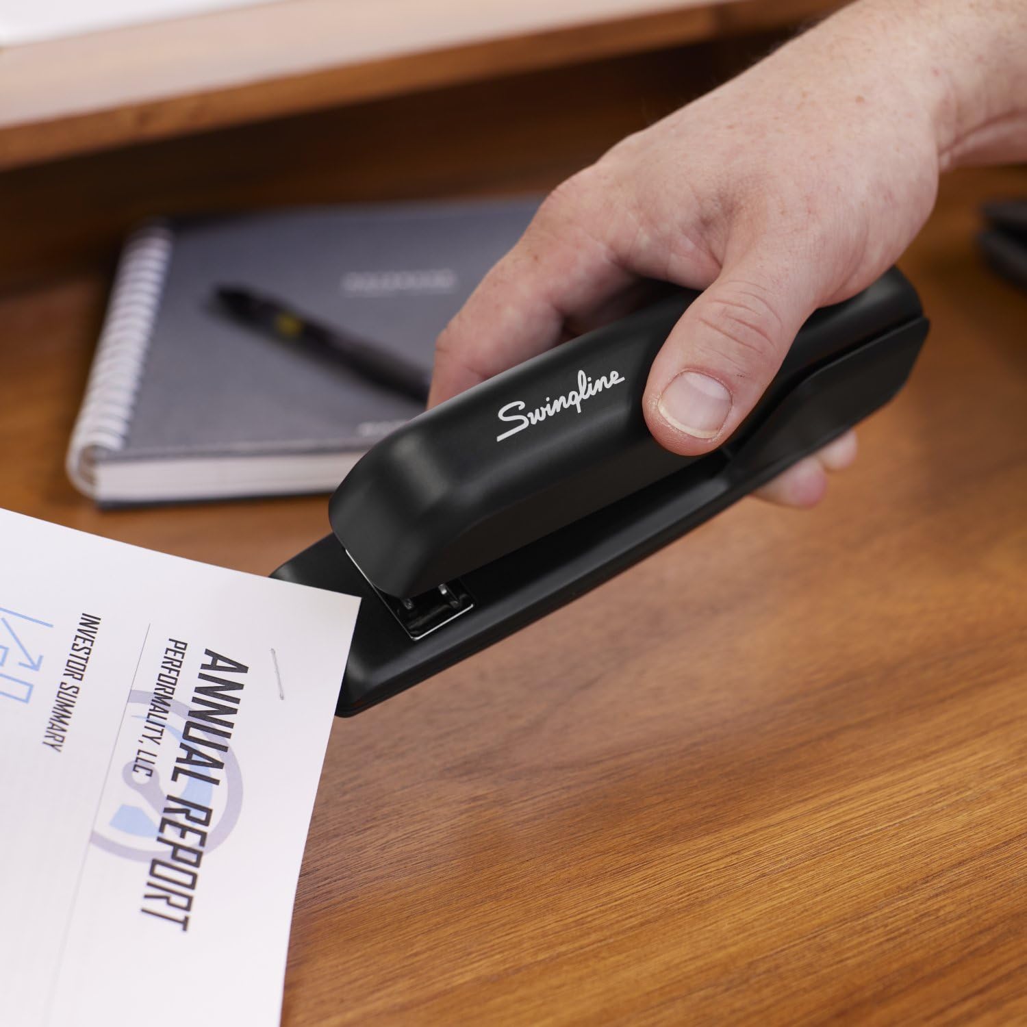 Swingline Stapler, 30 Sheet Capacity, 747 Business Stapler, Jam Free, Metal, Matte Black (S7074742)