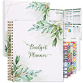 SOLIGT 8.5 x 11 inches Large Budget Planner and Monthly Bill Organizer – Premium Hardcover Budget Book with 12 Pockets – Monthly Budget Planner for Savings, Debt, Expense Tracking – Budget Tracker with Stickers