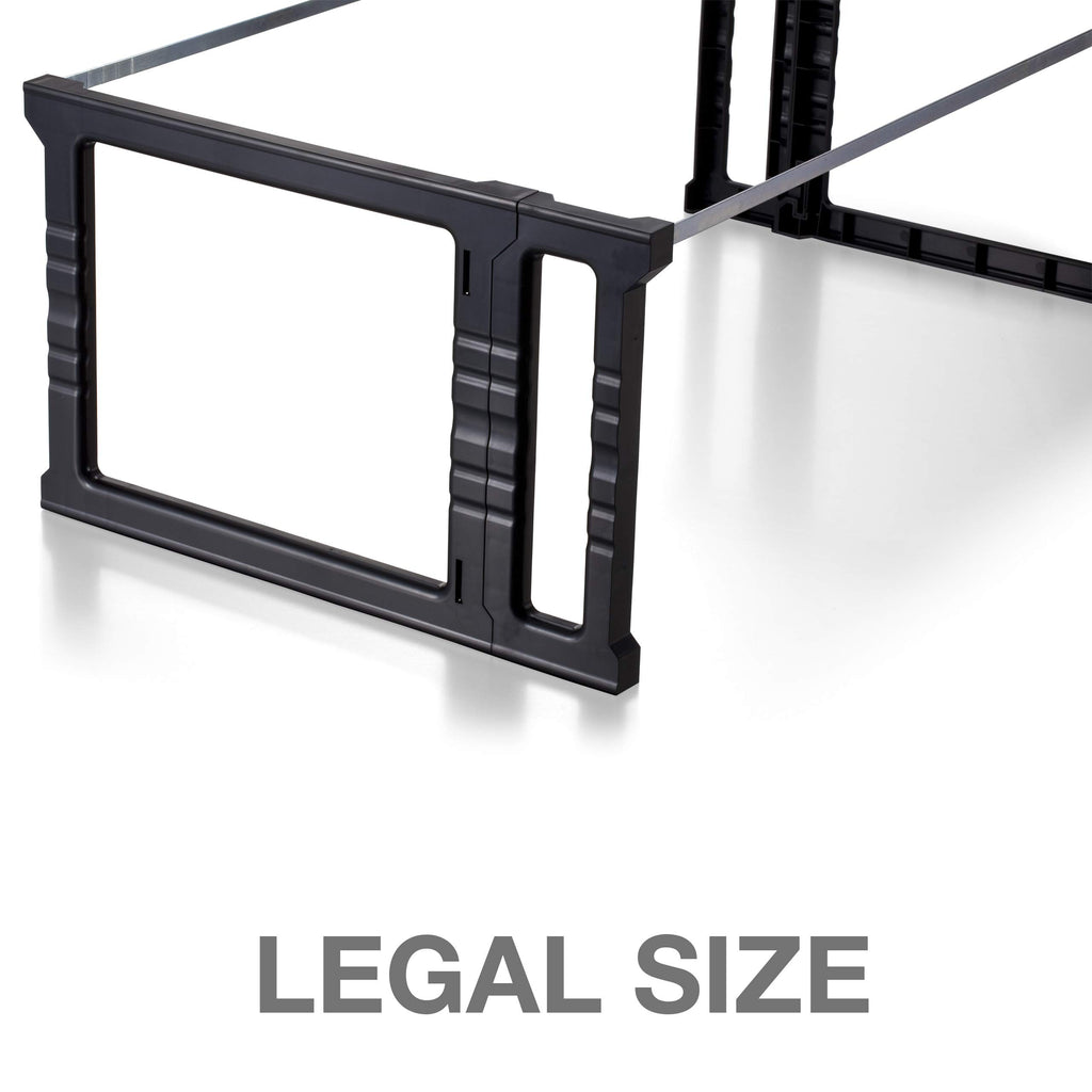 Officemate Plastic Hanging File Frame, 24" - 27", Letter and Legal Size, 1 Set (91970)