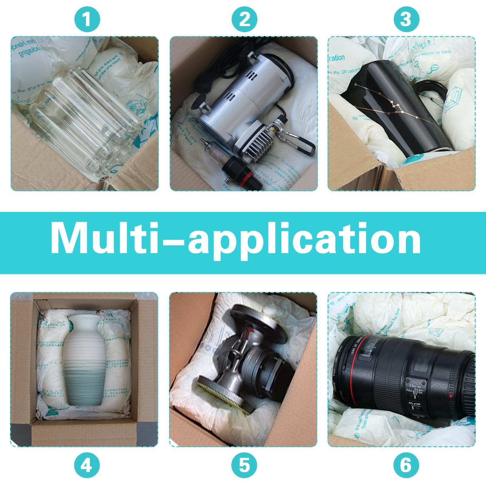 6 PCS Expanding Foam, 16”x 14” Packing Foam Instant Pack Packing Material Expandable Foam for shipping - Shipped from Canada