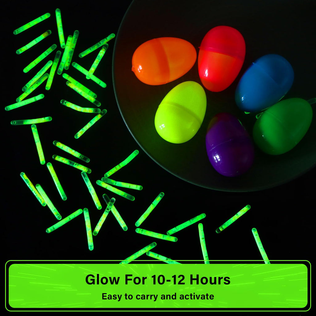 200 Pcs Fishing Glow Sticks Bulk for Bobbers 1.5 Inch Mini Glow Sticks Night Fishing Glow Stick Rod Tip Glow Sticks Underwater Light Stick for Rave Easter Halloween Christmas New Year Party Decor