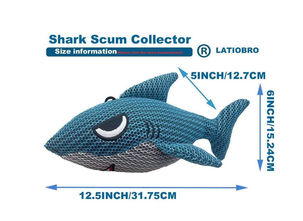 Hot Tub Scum Absorber Shark-1 Pack Hot Tub Cleaner Hot Tub Sponges，Keeps Water Clear for Adults Reusable Pool Scum Absorber