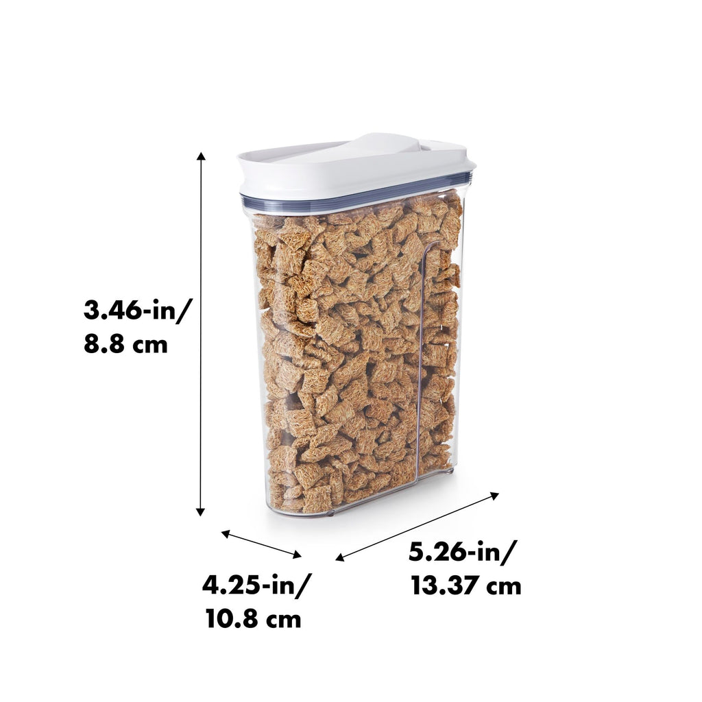 OXO Good Grip Pop Cereal Dispenser, 4.5-Quart, Clear