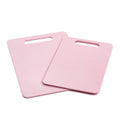 GreenLife Cutting Board Set 8x12 & 10x14, Extra Durable, Meal Prep, Non-Slip, Grip Handles, Crack Resistant, Dishwasher Safe, Reversible, Versatile Kitchen Essentials, Soft Pink