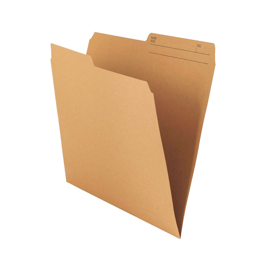 Hilroy Enviro-Plus Recycled File Folders, Letter Size, 100 Per Box, Sand Colour (55074)