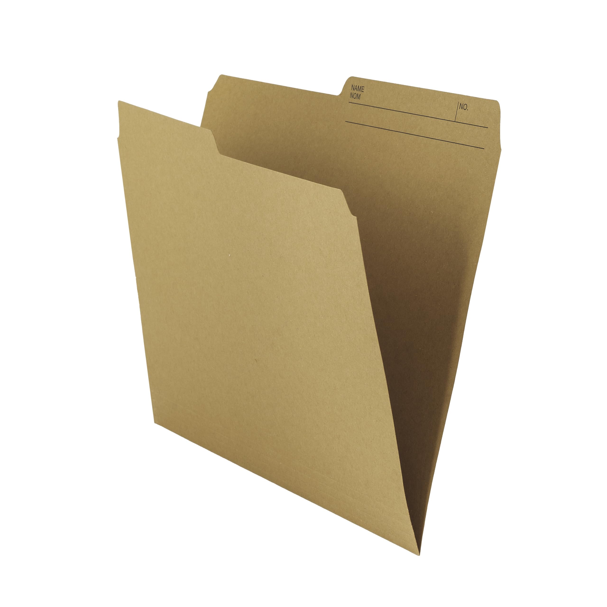 Hilroy Enviro-Plus Recycled File Folders, Letter Size, 100 Per Box, Sand Colour (55074)