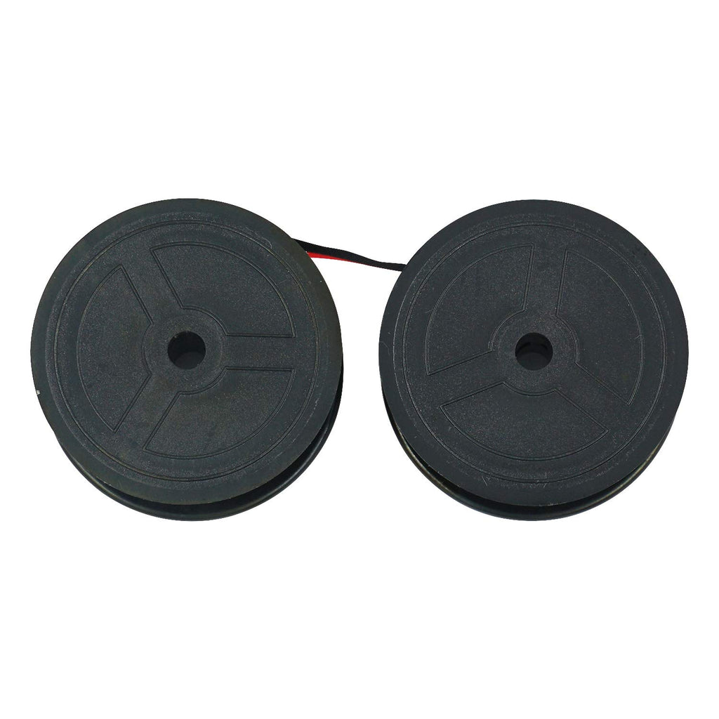 Printerfield GR.24 (6 Pack) Spool Calculator Ribbon/Typewriter Ribbon Cal.Ribbon GR24/GR41/GR42 for Star DP8340 - Black/Red