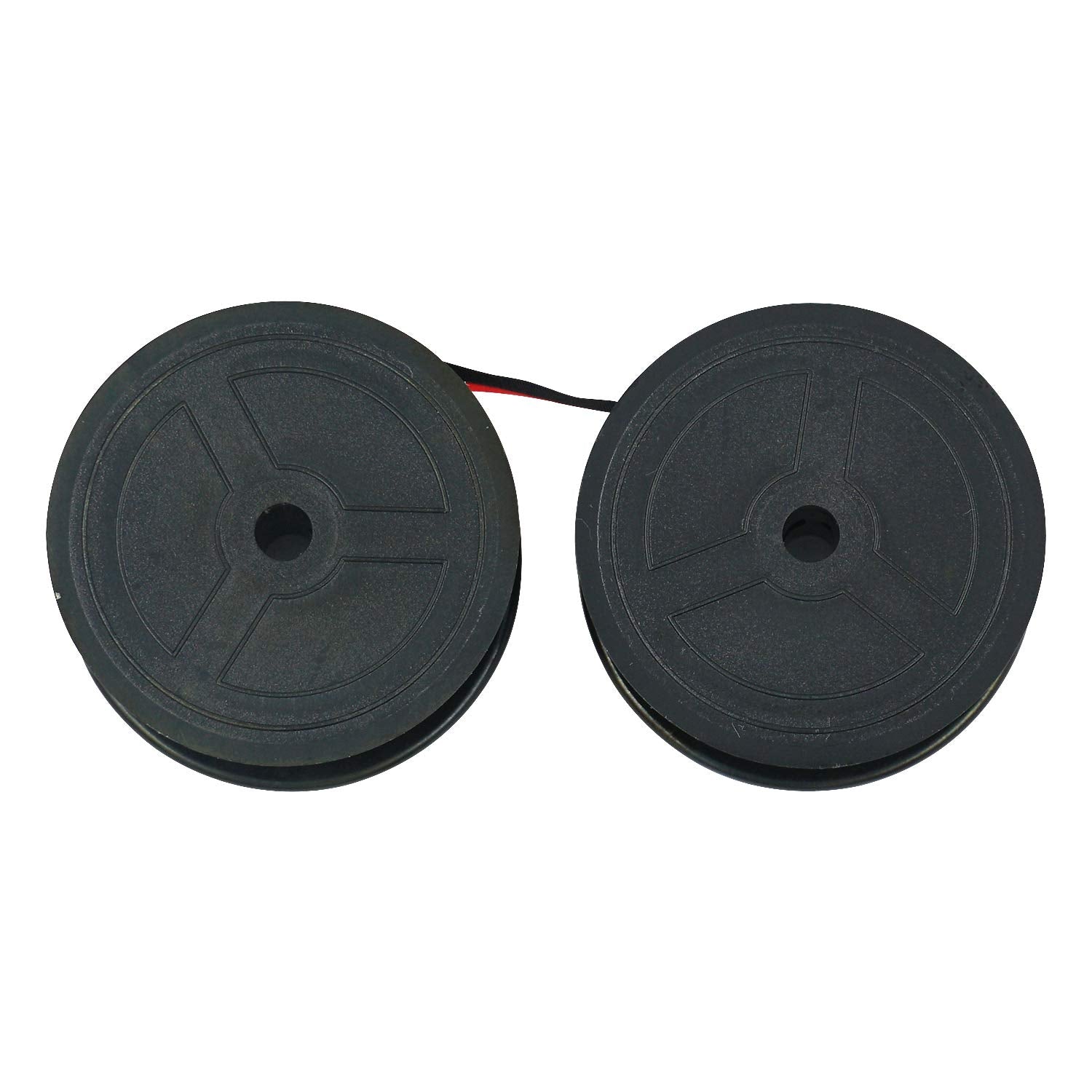Printerfield GR.24 (6 Pack) Spool Calculator Ribbon/Typewriter Ribbon Cal.Ribbon GR24/GR41/GR42 for Star DP8340 - Black/Red