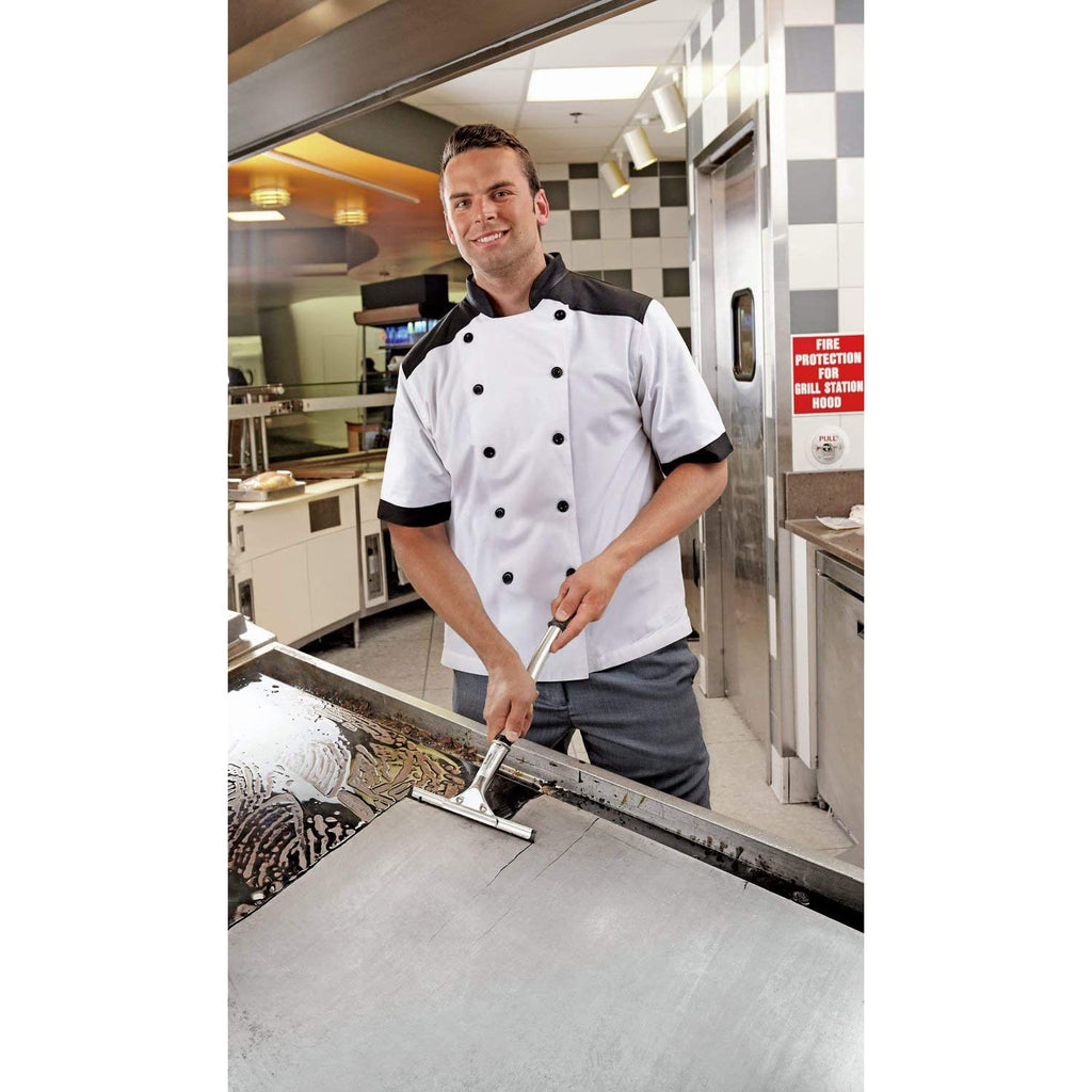 3M Scotch-Brite Griddle Cleaning, Quick Clean Heavy Duty Scour Pad, 4 in x 5.25 in, 6 Pads/Pack, for Baked On Food and Cooking Oils, Use on Hot or Cool Griddle