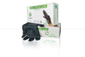 Sturdy Pack 6mil thick Disposable Nitrile Gloves- Powder & Latex Free- Textured Industrial &Household Gloves- Non-Sterile Work Gloves- Black- X-Large Size - 100 Pcs
