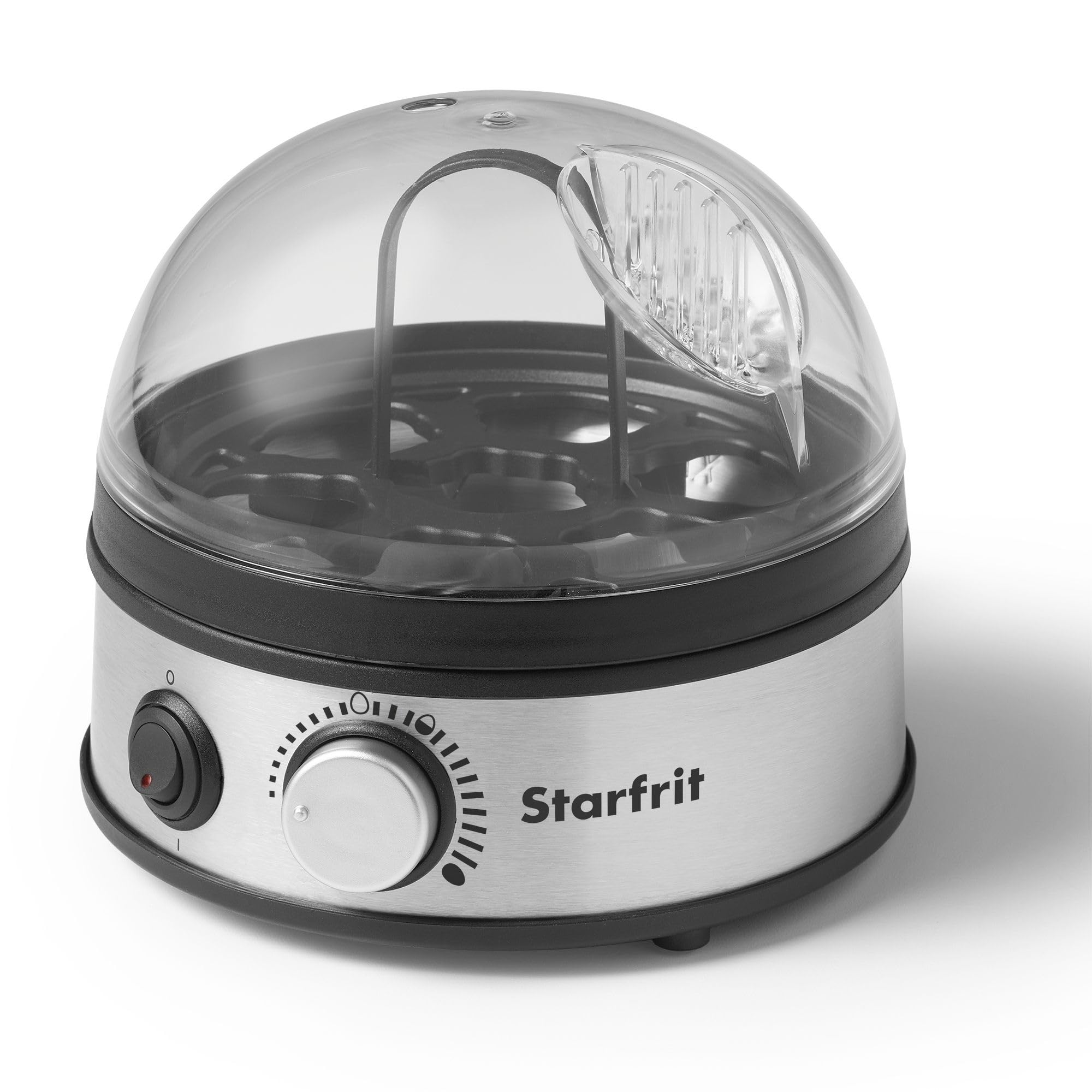 Starfrit 7-Egg Cooker with Measuring Cup - Dry Boil Protection - 3 Settings