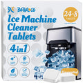 Ice Machine Cleaner Tablets Descaler (32 Pack) – Nickel-Safe Countertop Portable Commercial Ices Maker Cleaning – Remove Hard Water Buildup, Odor-Free, Crystal Clear Ice